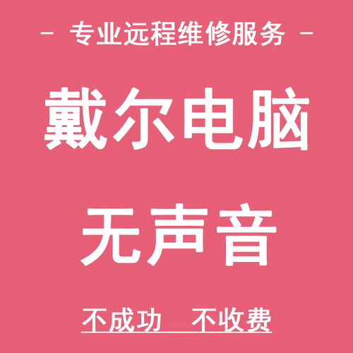 遠(yuǎn)程維修戴爾筆記本電腦 一體機系統(tǒng)無聲音