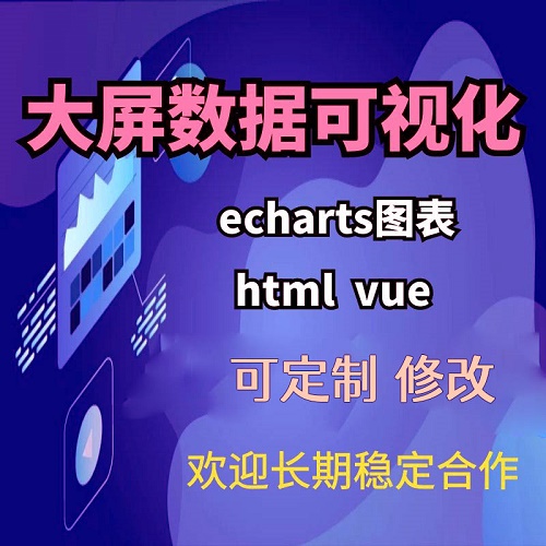 大屏數(shù)據(jù)可視化 代做echarts地圖 修改定制